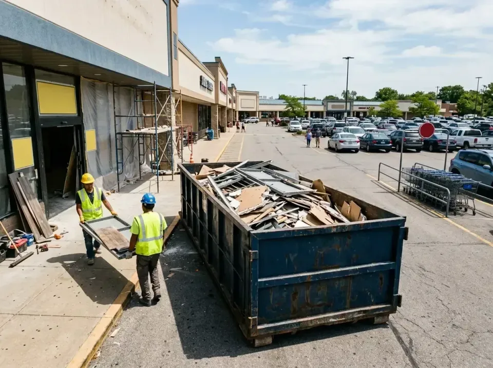retail-store-renovation-debris-003 — frequently asked questions, Roll-off Dumpster Rentals in Meadowood, PA